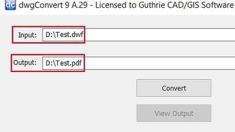 DWF to PDF Converter - QUICK and EASY
