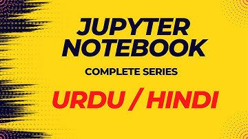 [Urdu / Hindi] Open Jupyter Notebook from Anaconda Distribution