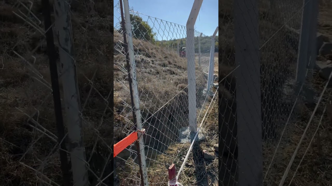 Tek başına tel örgü germe 