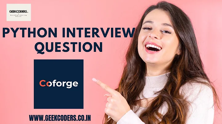 Coforge Data Engineering Python Interview Question thumbnail