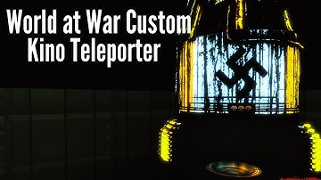 WAW RADIANT | How To Install a Kino Style Teleporter in Your World at War Custom Zombie Map 2023