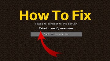 How To Fix Minecraft Java Edition Server Failed to connect to the server Failed to verify username!