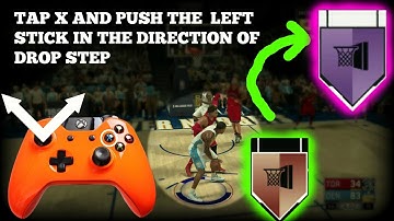 NBA 2K17 DROP STEPPER  BADGE ON AMETHYST | HOW TO DO BIG MAN  POST MOVES TUTORIAL