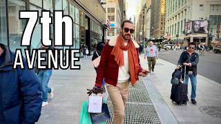 NEW YORK CITY Walking Tour [4K] - 7th AVENUE