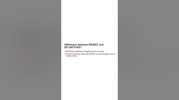 Difference between READC and SFLNXTCHG in AS400