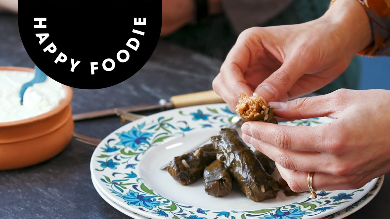 How To Make Stuffed Vine Leaves with Georgie Hayden | Authentic Cypriot Recipe