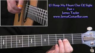 James Taylor If I Keep My Heart Out Of Sight Intro Guitar Lesson chords