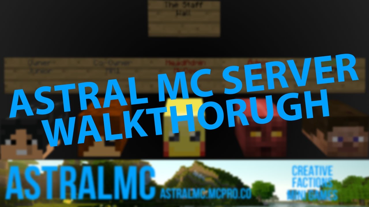 Minecraft Server Walkthrough/AstralMC - YouTube