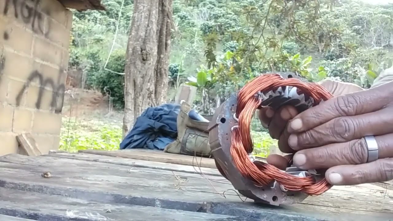 como rebobinar um motor de tanquinho 4 pólo de 127v