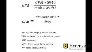 Proper Sprayer Calibration for Chemical Application