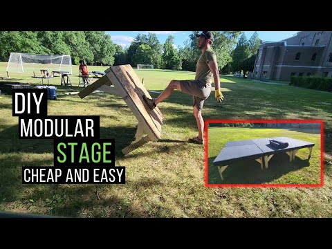 The best and cheapest modular stage build