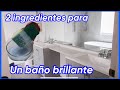 ❌2 INGREDIENTES Y EL BAÑO BRILLARA DE LIMPIO| como limpiar el baño con BICARBONATO