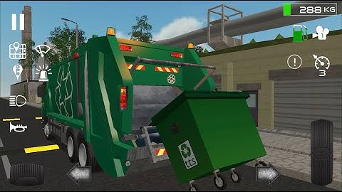Trash Truck Simulator #5   Android IOS gameplay walkthrough