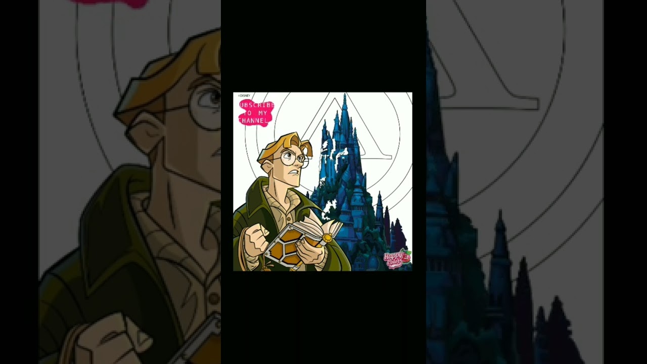 How to paint Atlantis-The Lost Empire film characters 