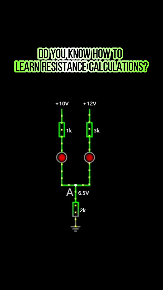 Do you know how to learn resistance calculations Circuit Diagram
