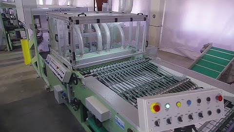 Line O Matic A4 Copier Paper Cut Size Sheeter CSS 100 with automatic Ream Wrapping Machine