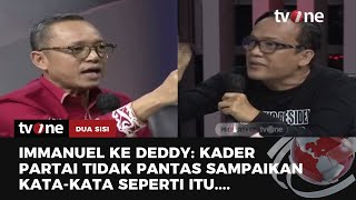 Debat Panas Deddy Sitorus vs Immanuel Terkait Jokowi Sebagai Presiden dan Anggota Partai | tvOne