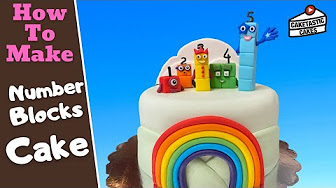 Number Blocks Cake Tutorial