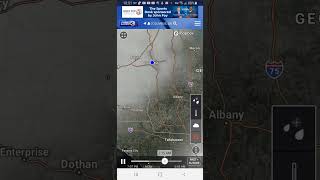Columbus Georgia radar weather video