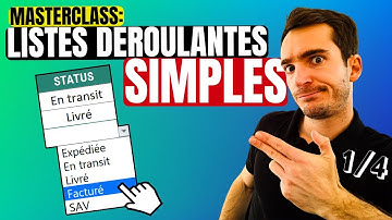 Excel : créer une LISTE DÉROULANTE comme un PRO ! (Masterclass 1/4)