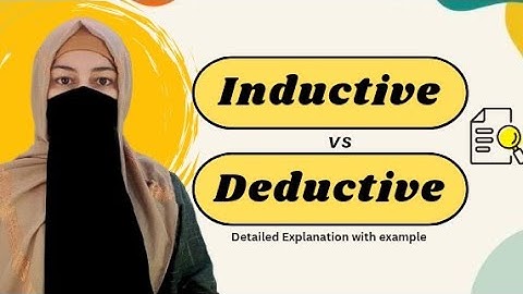 What is Inductive and Deductive Method || Inductive vs deductive approach || Research methodology