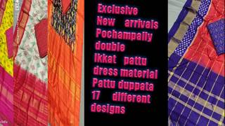 Latest Pochampally Double Ikkat Suit Dress Materials