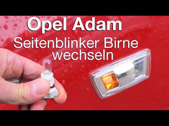 Opel Adam Brems und Schlusslicht Birne wechseln (how to) 