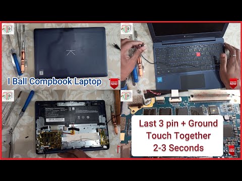 I Ball Compbook is not Responding While Pressing Power Button