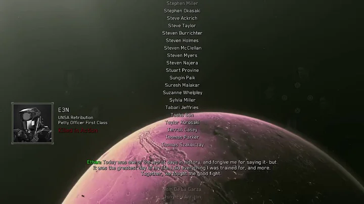 Call of Duty Infinite Warfare: ETH.3n "Ethan" Metal-1's Last Words