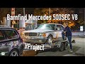 My Friend Buys a Cheap Abandoned Mercedes 500SEC Project!