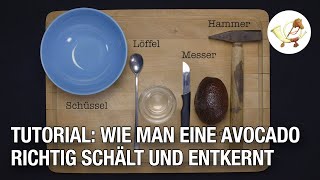 Tutorial: Wie man eine Avocado korrekt schält und entkernt screenshot 2