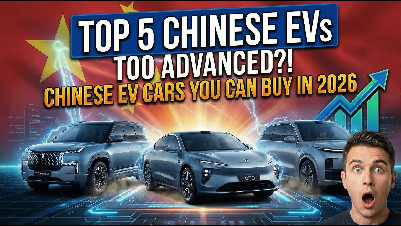 Top 5 Chinese EV Cars That Are Too Advanced for the Rest of the World
