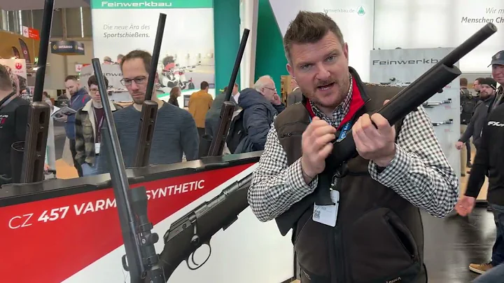 NEW CZ 457 Varmint Synthetic, 22lr, 17 HMR, IWA 2023