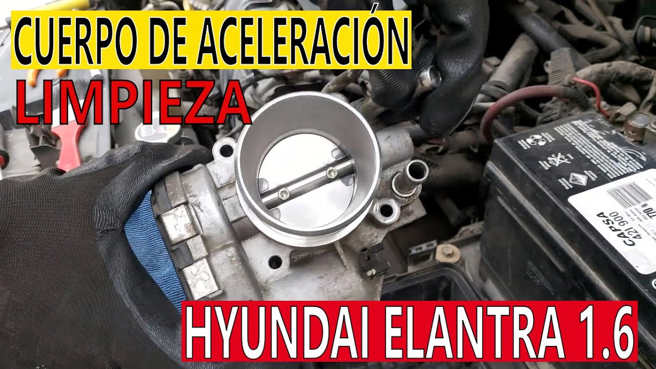 Limpieza del obturador de Hyundai Elantra 2017