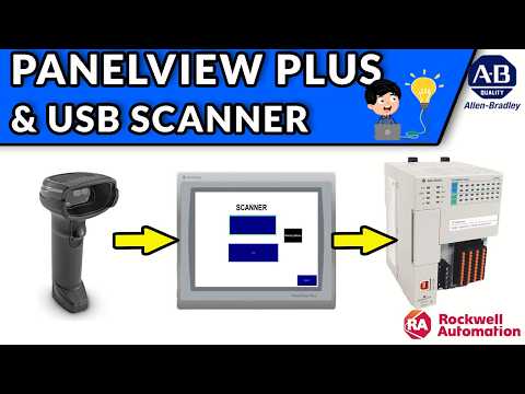 PANEL VIEW - LEER SCANNER USB Y ENVIAR AL PLC