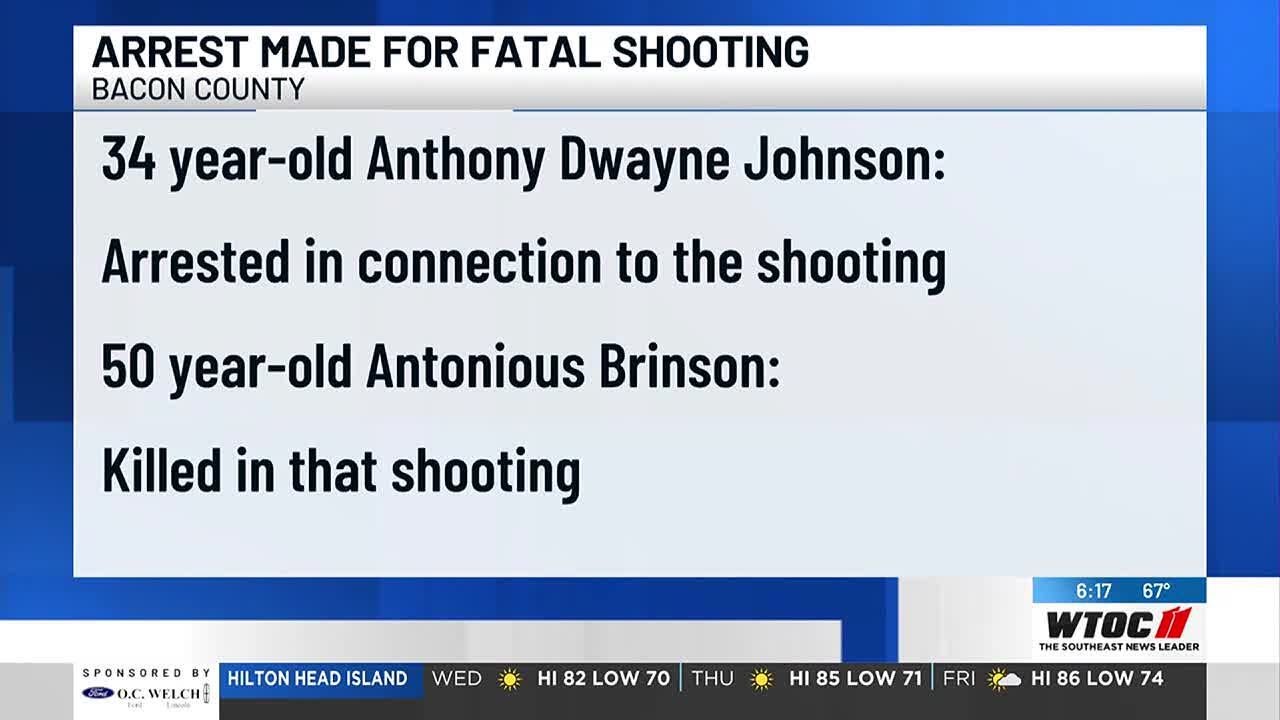 One man arrested after fatal Bacon County shooting