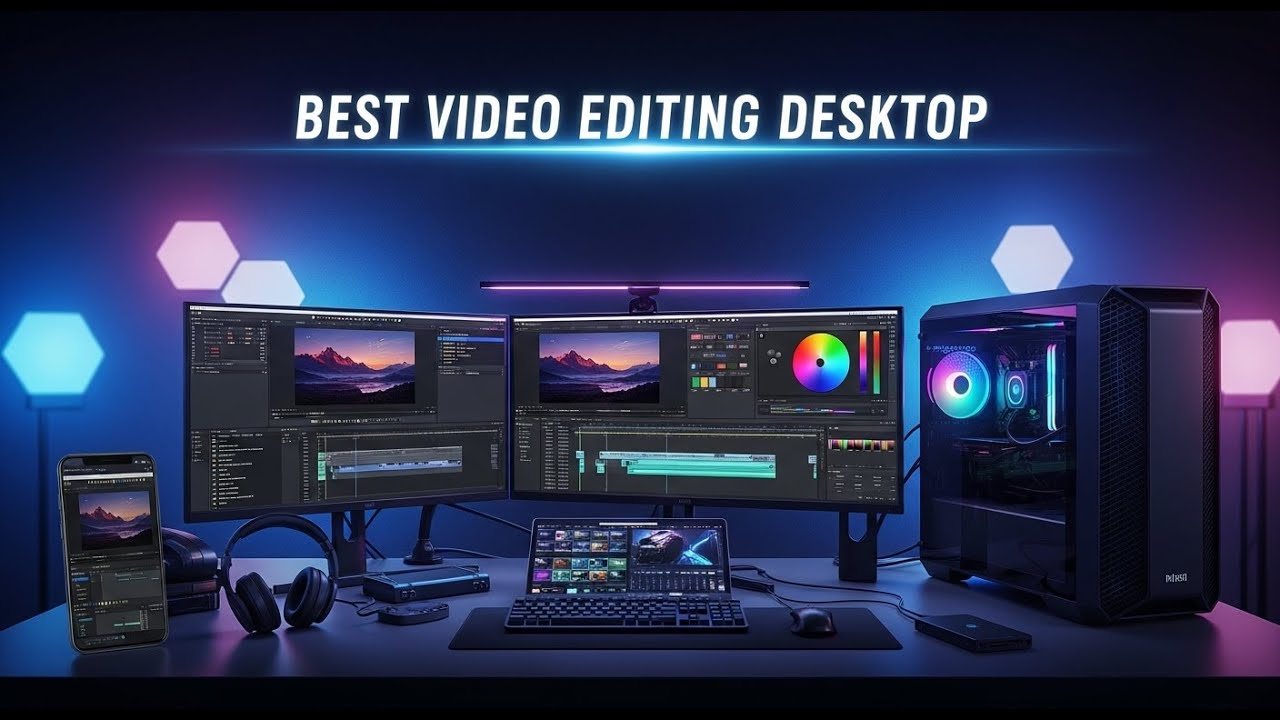 TOP 5 Best Video Editing Desktop 2025 | That Handle Any Project! - YouTube