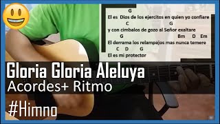 Gloria Gloria Aleluya tutorial con guitarra acustica chords