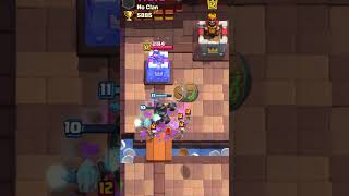 Ice Wizard, Goblin Barrel &amp; Mega Knight VS Princess Tower in #clashroyale