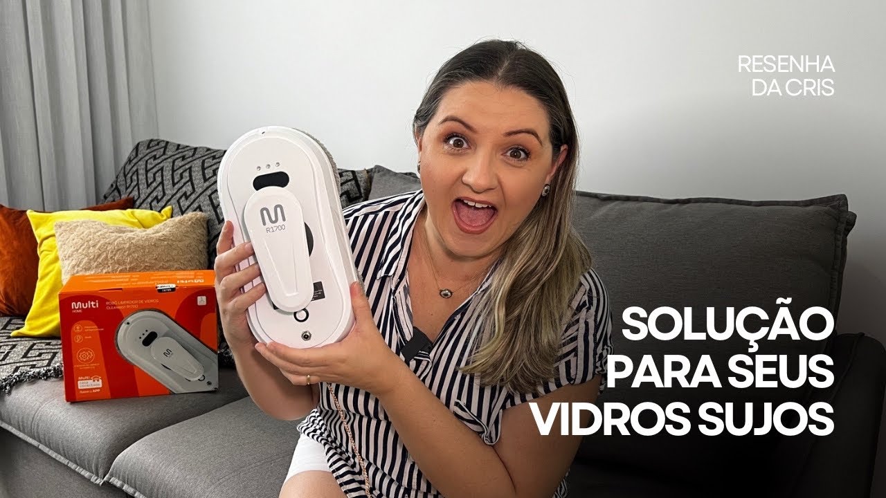 ROBÔ LIMPADOR DE VIDROS FUNCIONA MESMO? | Solução pra quem mora em AP? | #crisribeirotv #resenha