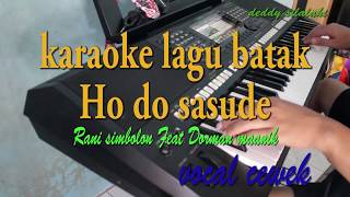 HO DO SASUDE [KARAOKE LAGU BATAK] Rani Simbolon