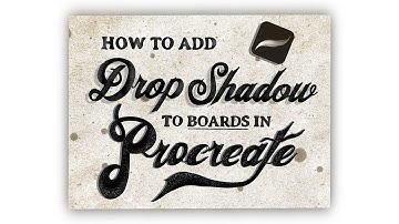 How To Give Your Artboard Drop Shadow In Procreate