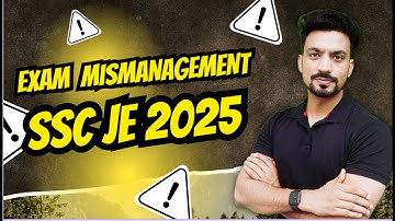 SSC JE 2025 Mismanagement | Slot Selection, Admit Card Issue | Prayagraj Centre  | #sandeepjyani