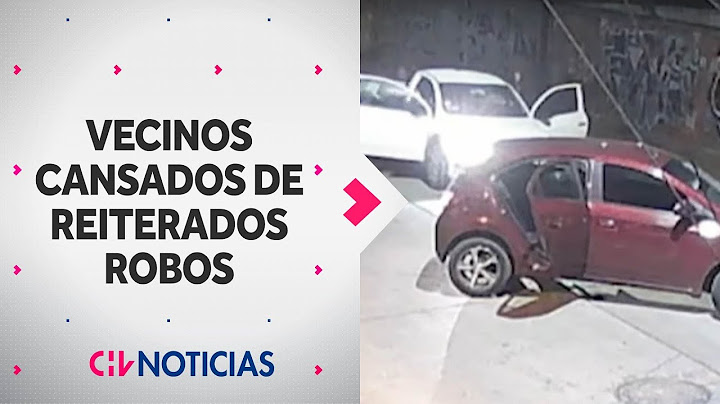 VECINOS CANSADOS por reiterados robos en villa de Maipú: Los delitos no han disminuido