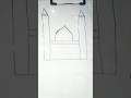 Satisfying Masjid Drawing 🕌🤫So clean #shorts