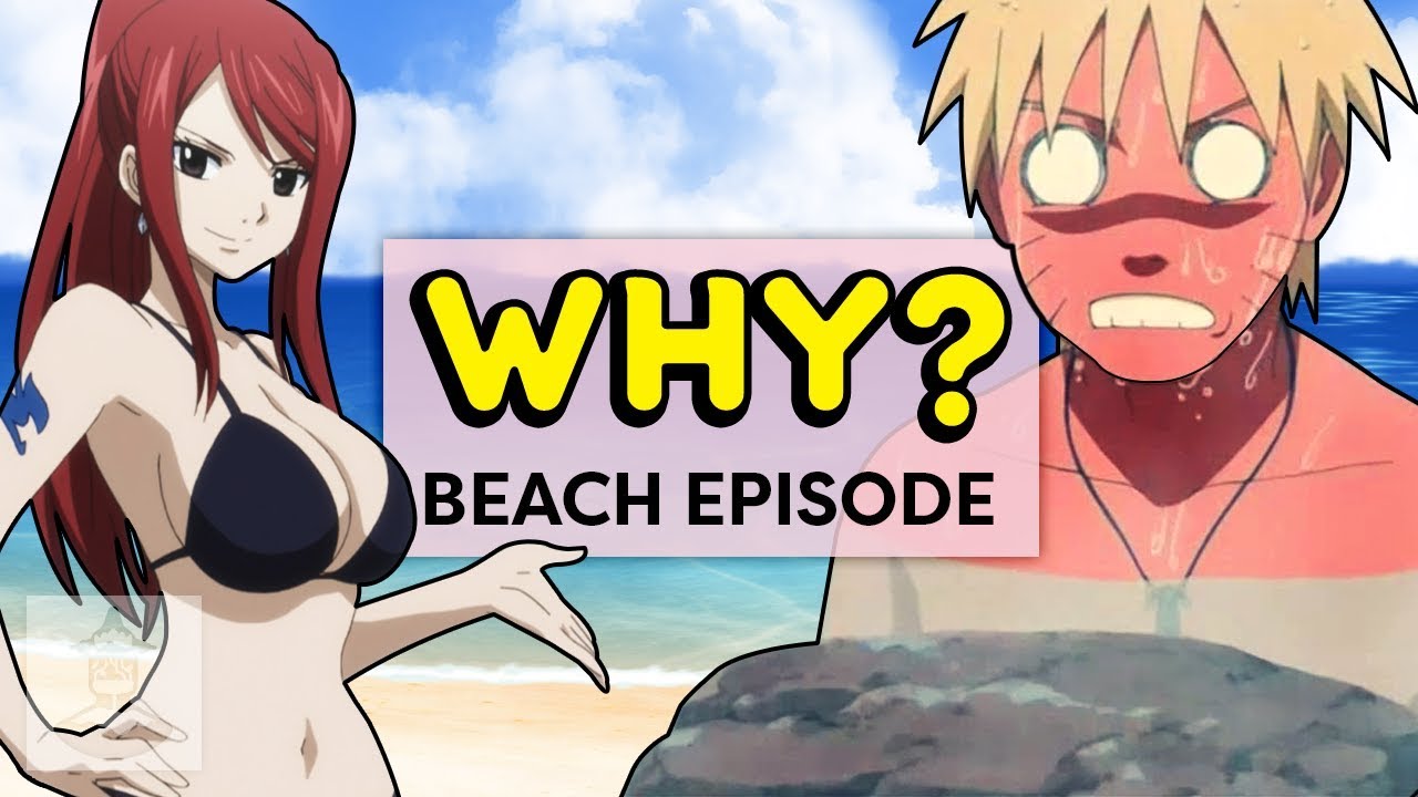 Get in the Robot, anime beach episode, why anime, why anime beach episodes,...
