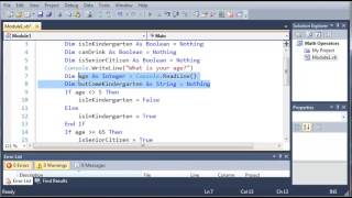 Visual Basic Tutorial   16   Conditional Operators   YouTube Information