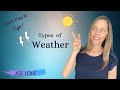 How to Sign - WEATHER - SUN, RAIN, SNOW, STORM - Sign Language
