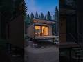 Elevated Modern Cabin Build: Steel Frame to Twilight Deck Glow Time-Lapse!