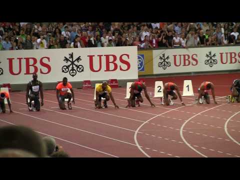 Usain Bolt 100m Weltklasse Zürich 2009 (news.ch)